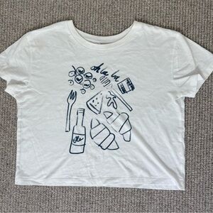 Princess Polly Breakfast Graphic Tee US SIZE 8